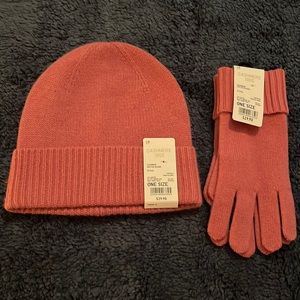 Uniqlo cashmere hat & gloves